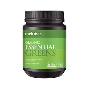 Detox Liver Health: Melrose Organic Essential Greens Powder 200g