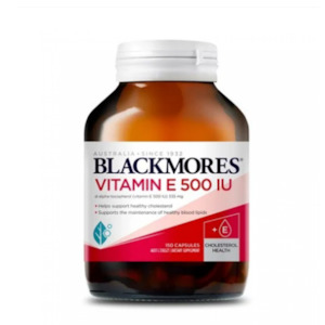 Heart Health: Blackmores Natural Vitamin E 500IU 150 Capsules