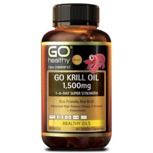 Heart Health: GO Healthy Krill Oil 1500mg 60 Capsules