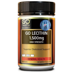 Heart Health: Go Healthy Lecithin 1500mg 120 Capsules