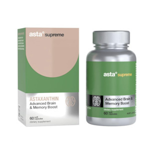 Brain Health Memory: Asta Supreme Advanced Brain Support 60 Soft Capsules