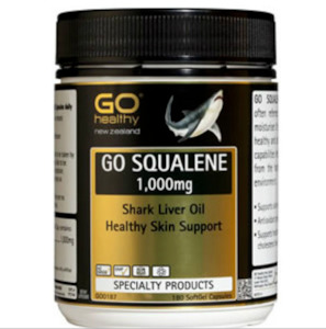 Omega 3 Fish Oil: New Zealand Go Healthy Go Squalene 1000mg 180 Capsules