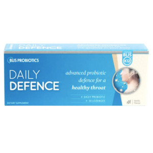 Nasal Oral Care: BLIS Probiotics Daily  Vanilla Lozenges 30s