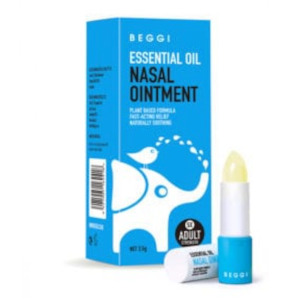 Nasal Oral Care: Beggi Essential Oil Nasal Ointment 3.5g Each Allergy Colds