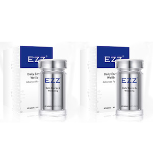 EZZ Daily Energy & Wellbeing Advanced Formulation 60 tablets*2 Bottles (NMN NAD+&hellip;