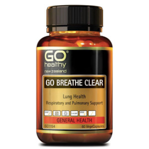 Lung Health: Go Healthy Breathe Clear 60 Vege Capsules