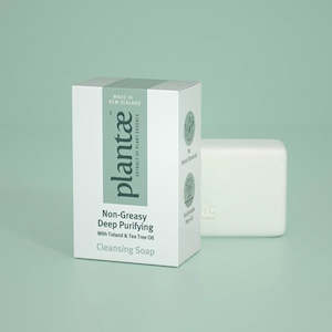Body Cream Oil: New Zealand Non-Greasy Deep Purifying Cleansing Soap 80g