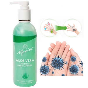 Hygiene And Healthcare: Merino Aloe Vera Alcohol Instant Hand Sanitiser Kills 99.9% Germs 250ml EACH