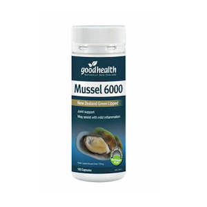 Good Health: Good Health High Strength New Zealand Green Lipped Mussel 6000 Capsules 100