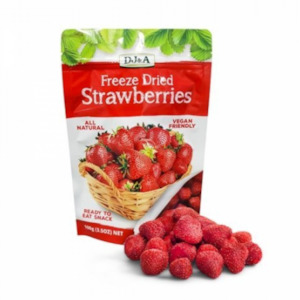 New Product: DJ&A Freeze Dried Strawberries 100 g