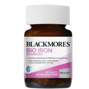 Baby And Mommy Care: Blackmores Bio Iron Advanced 30 Tablets