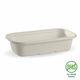 Sugarcane Containers – 1,000ml White Rectangular Container BioPak Australia
