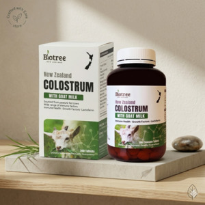 Frontpage: Biotree NZ Premium Colostrum - with Goat Milk Daily Nutrition & Vitality Formula