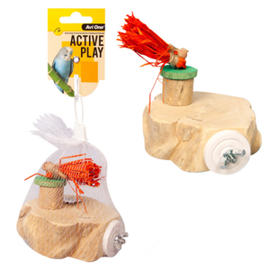 Avi One Platform & Raffia Tassel 11 X 11 – The Parrot Place