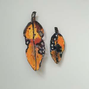 Pohutukawa Pair - Orange/Browns