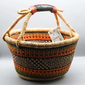 Basketry: Round Market Basket