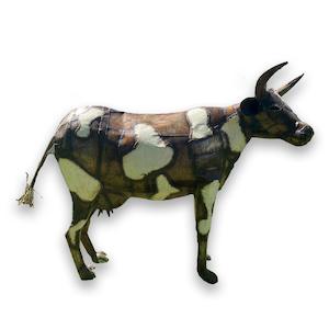 Metal Sculpture 1: Life Size Dairy Cow