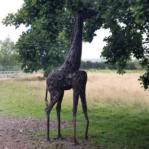 Metal Sculpture 1: Life Size Steam Punk Giraffe