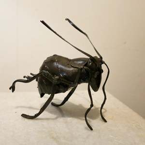 Metal Sculpture 1: Birdwoods Grasshopper