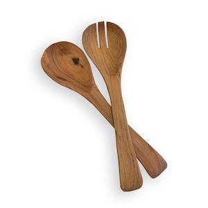 Kitchen: Wood Salad Servers