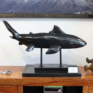 Stone Sculpture: Thresher Shark