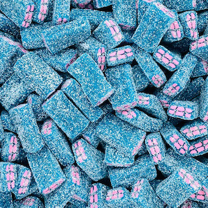 Toys Sweets: Fizzy Blue Raspberry Bricks