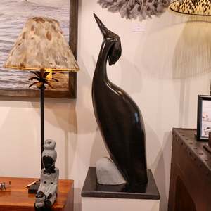 Stone Sculpture: The Heron
