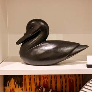 Stone Sculpture: Stone duck