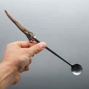 Kitchen: Deer Horn Cocktail Spoon