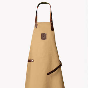 All: Canvas Apron with Leather