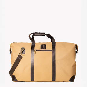 Weekend Bag in Canvas and leather