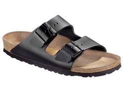 Mens: Arizona smooth leather black mens