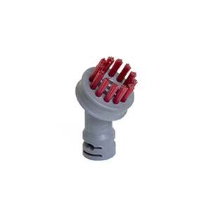 Steam Cleaner Attachments: Round Detail Brush - Red for PowerFresh Lift-Off / Slim Steam Mop