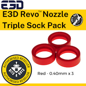 3D Printer Parts: E3D Revo™ Nozzle Triple Sock Packs