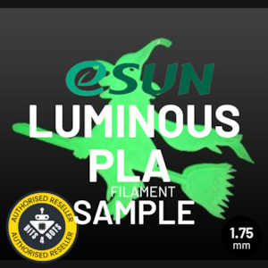 Esun Glow In The Dark: Sample - eSun PLA Luminous 1.75mm Filament