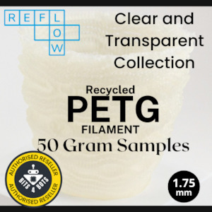 Samples: Sample - Reflow Recycled PETG - Clear and Natural Collection
