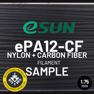 Samples: Sample - eSun ePA12-CF (Nylon + Carbon Fiber) 1.75mm Filament