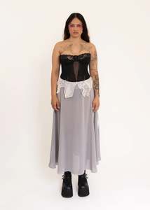 Vintage Boned Lace Bustier