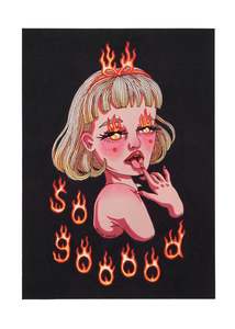 Summer Girl original art print