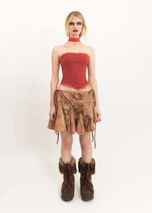 Caitlin Snell: XL Fourth Collar- red
