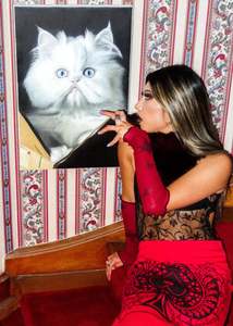 Roisin Dubh: Star screen-printed gloves