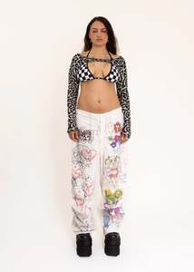 Celtic Knot Screen Printed Sleeves/ Bolero Layering Piece