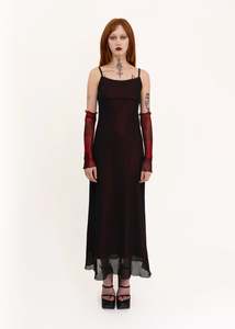 Roisin Dubh: Rose screen printed gloves/ arm warmers