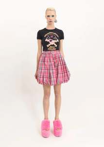Jojo The Label: Tartan bubble skirt