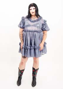 Ruffled babydoll dress