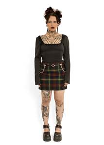 Long sleeve corset top