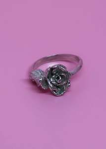 Sculpted Rose Ring
