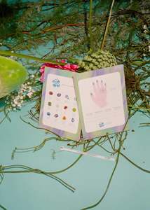 Ring size guide + birthstone chart