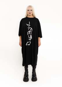 Space & Time oversized t-shirt dress