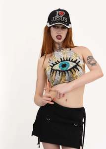 Masc Menswear: Bedazzled "I heart Jesus" trucker cap